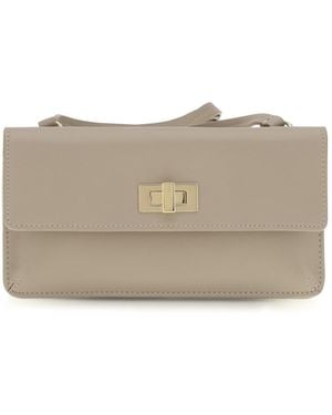 Fendi Peekaboo Chain Wallet - Natural