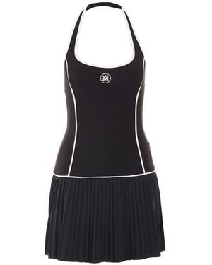 Amiri Logo Mini Dress - Black