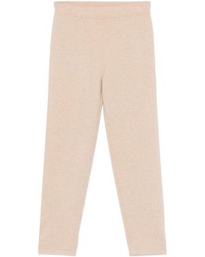 Max Mara 'Larix' Knit Pants - Natural
