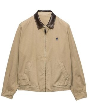 Prada Neutrals Jackets - Natural