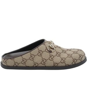 Gucci Horsebit Sabot - Brown