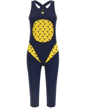 Marine Serre 'athleisure' Catsuit - Blue