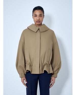Dries Van Noten Structured Collar Jacket - Natural