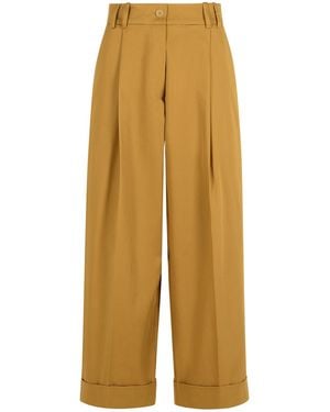 P.A.R.O.S.H. Cotton Pants - Yellow