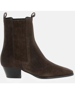 Aeyde Agata Cow Suede Leather Moka - Brown