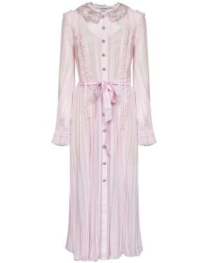 Designer Self Portrait Chiffon Midi Dresses for Women - Up to 50% off | Lyst