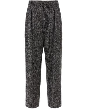Missoni Lamé And Sequin Yarn Pants - Gray