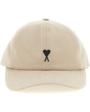 Ami Paris 'Ami De Coeur' Cap - Natural