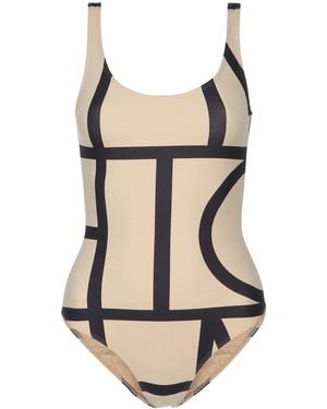 TOTEME Monogram Swimsuit - White