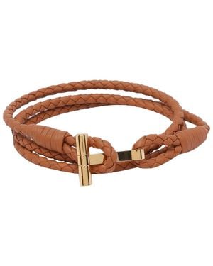 Tom Ford T Wrap Bracelet - Brown