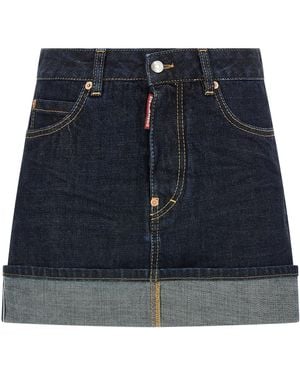 DSquared² Cimosa Authentic Japanese Denim Skirts - Blue