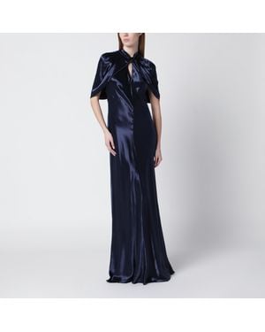 Alberta Ferretti Long Dress - Blue
