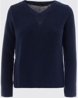 Weekend by Maxmara Cotton Knit Top - Blue