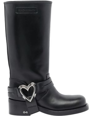 Mach & Mach Mach & Mach Boots - Black