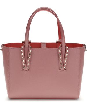 ルブタン　スタッズ付きピンクパーティーバッグ Pink Christian Louboutin Tote bags for Women | Lyst