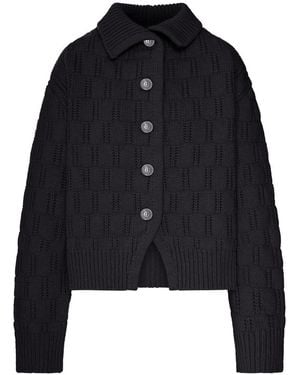 Dries Van Noten Open-Knit Cardigan - Black