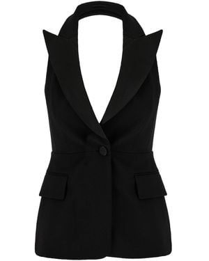 Max Mara Pianoforte Clothing Blazers & Gilets - Black