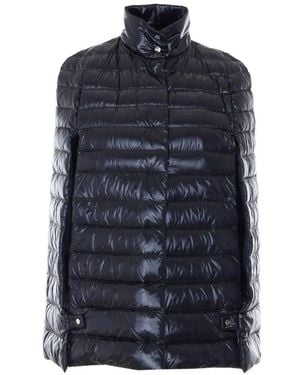 Herno Raincoat Cape - Blue