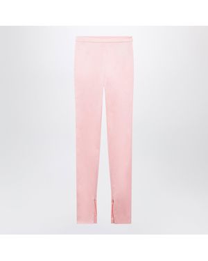 Gucci Stretch Silk Faille Leggings - Pink
