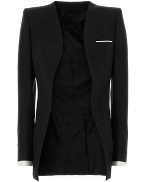 Tom Ford Wool Blend Blazer - Black