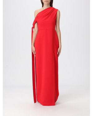 Solace London Irina Empire Dress - Red