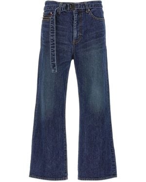 Sacai Bootcut Jeans - Blue