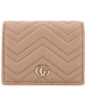 Gucci Leather Wallet - Natural