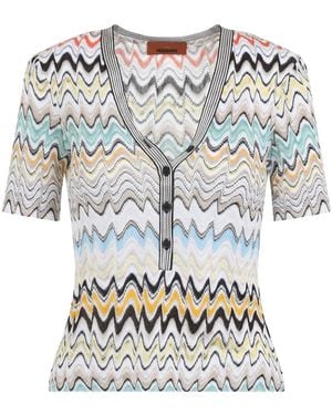 Missoni Knit Top - Blue