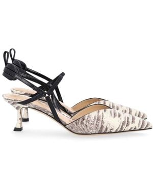 Fendi “Very Colibrì” Slingback Shoes - White