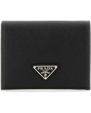 Prada Leather Wallet - Black