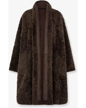 Tom Ford Shearling Coat - Brown