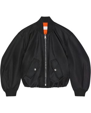 Givenchy Cropped Cocoon Bomber - Black