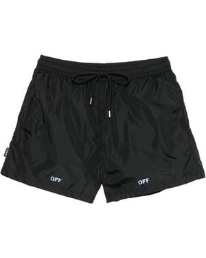 【送料&関税込】Off-White Beachwear In Black Polyamide Off-White c/o Virgil Abloh Beachwear and Swimwear for Men