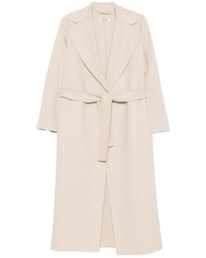 Max Mara Neutrals Coats - Natural
