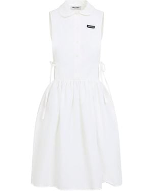 Miu Miu Mini Dress - White