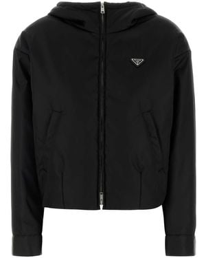 Prada Re-Nylon Padded Jacket - Black