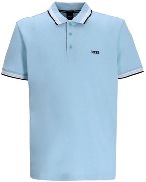 BOSS Polo Shirts - Blue