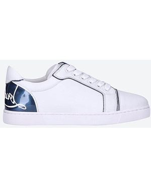 Christian Louboutin Fun Vieira Leather Sneakers - White