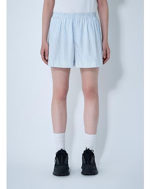 Moncler Striped Shorts - Blue