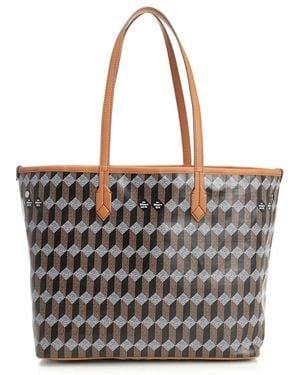 AU DEPART "N° 47" Tote Bag - Gray