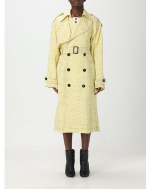 Bottega Veneta Double Breasted Trench Coat - Metallic