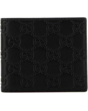 Gucci Leather Wallet - Black