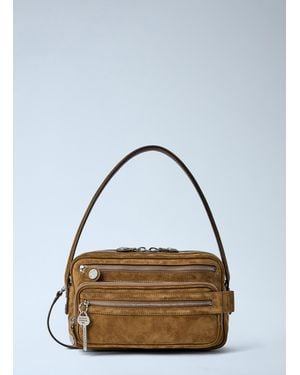 Acne Studios Camero Party Leather Shoulder Bag - Brown