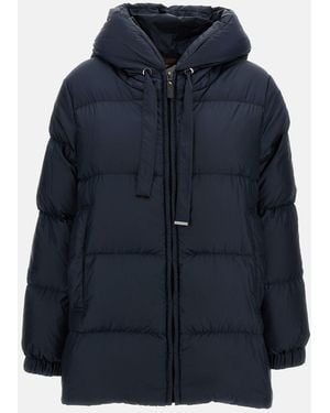Max Mara Short Down Jacket Seia - Blue