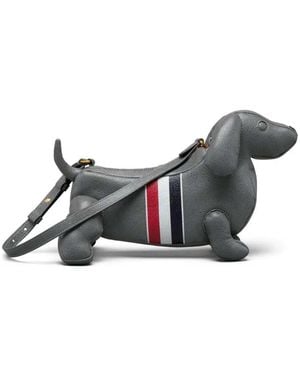 Thom Browne Hector Pebble Grain Shoulder Bag - Multicolor