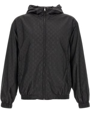 Gucci Polyamide Shell Jacket Clothing - Gray