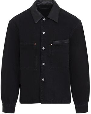 Lemaire Workwear Overshirt - Black