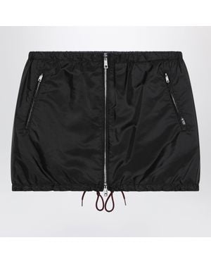 Prada Re-Nylon Mini Skirt - Black