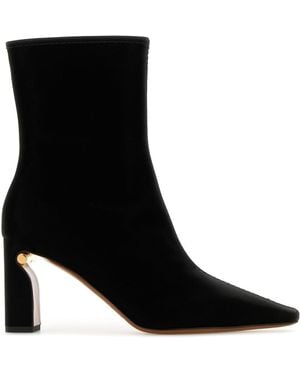 McQueen Fabric Ankle Boots - Black