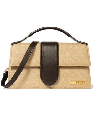 Jacquemus Le Grand Bambino Raffia Bag - Brown